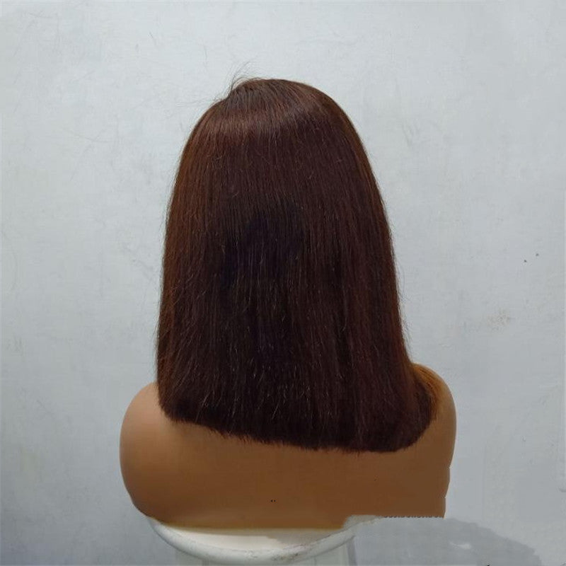 Black And Brown Full Lace Wig Headgear