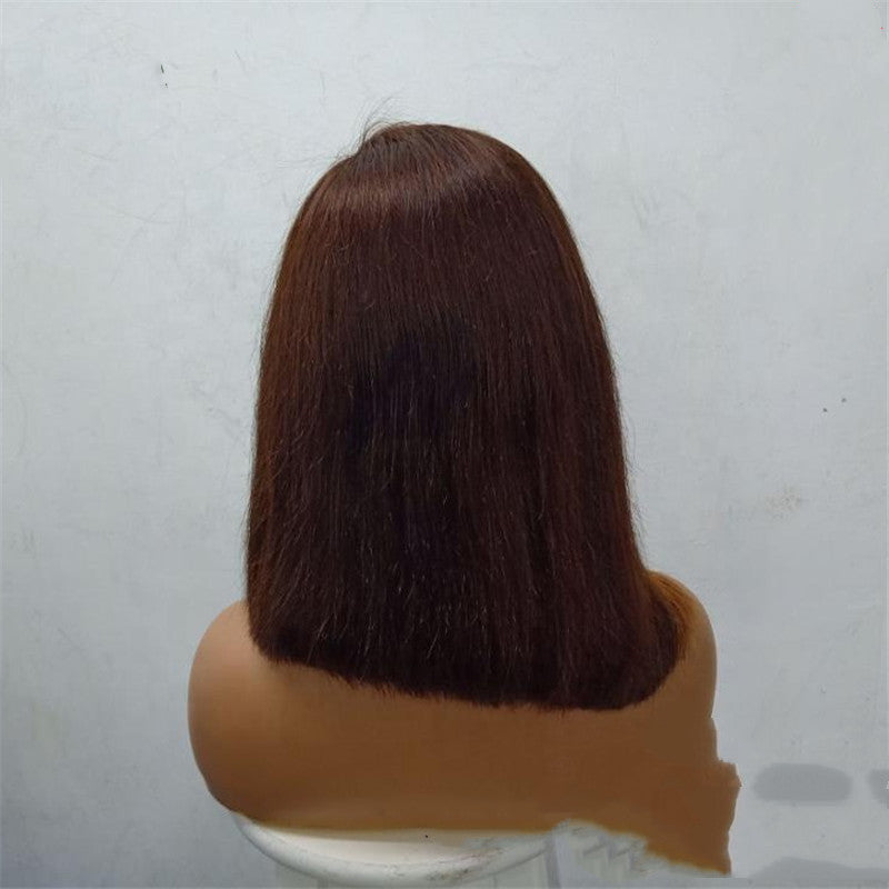 Black And Brown Full Lace Wig Headgear