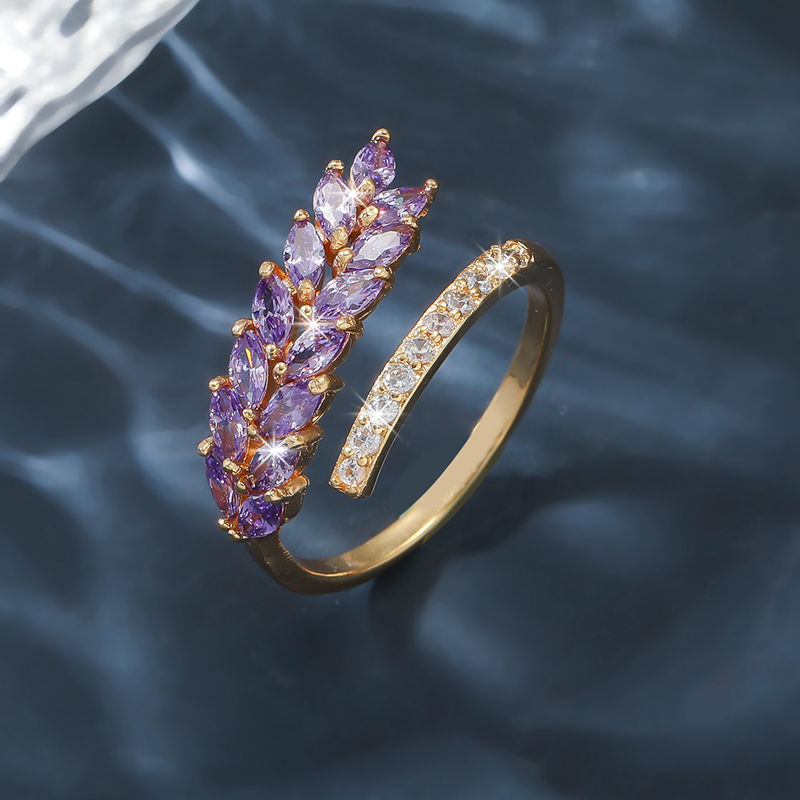 Female Niche High-end Light Luxury Non Fading Ring